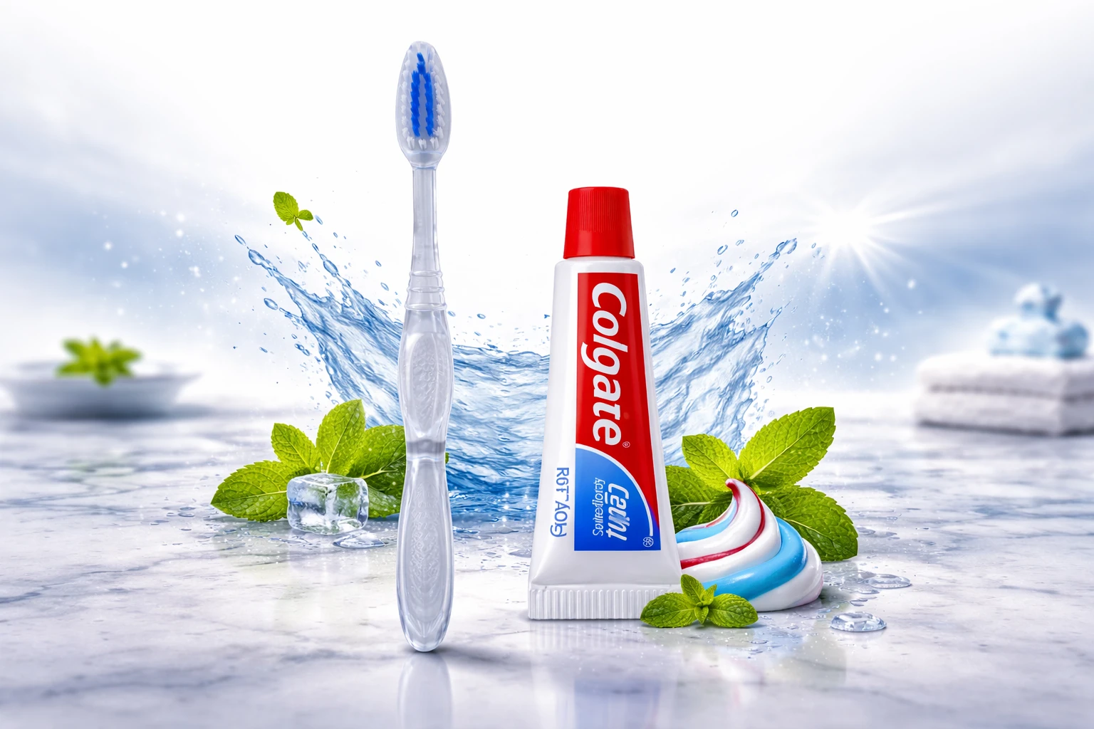 Hotel Dental Kit (Crystal Toothbrush + Colgate 10 ml Toothpaste) – Luxury Branded Guest Amenity