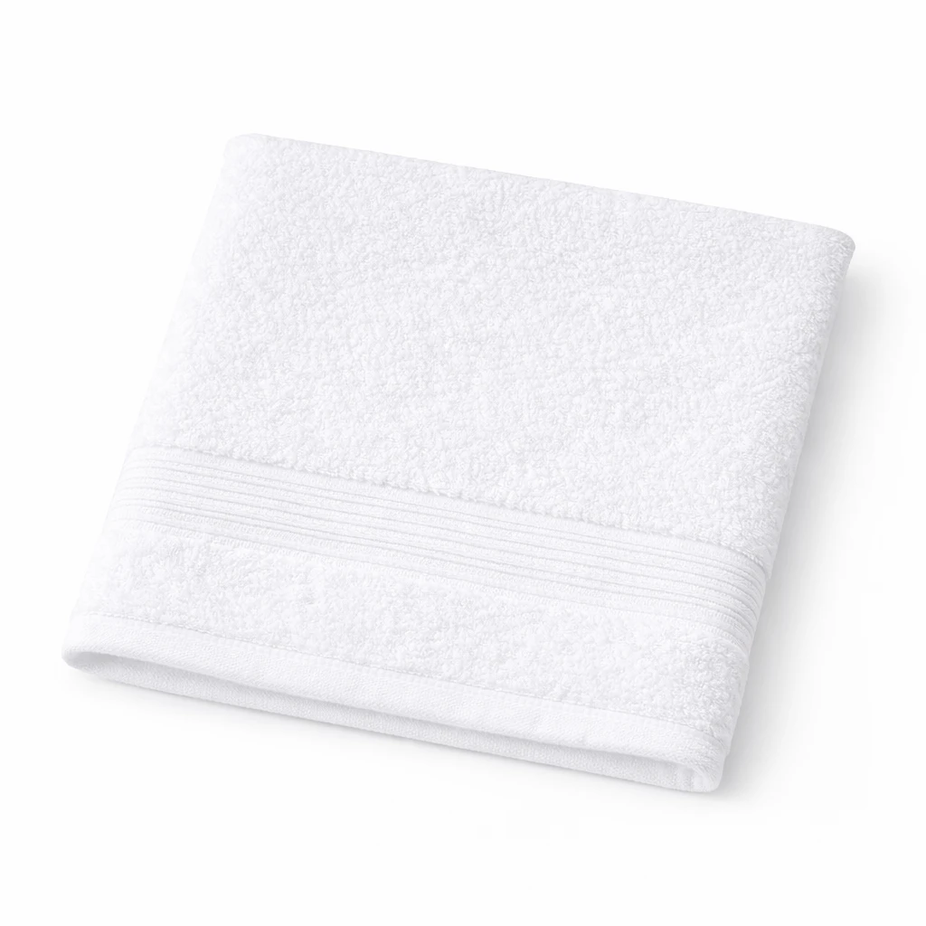 Pure Comfort in Every Touch – 60 GSM Pure Cotton Face Towel (12" x 12")