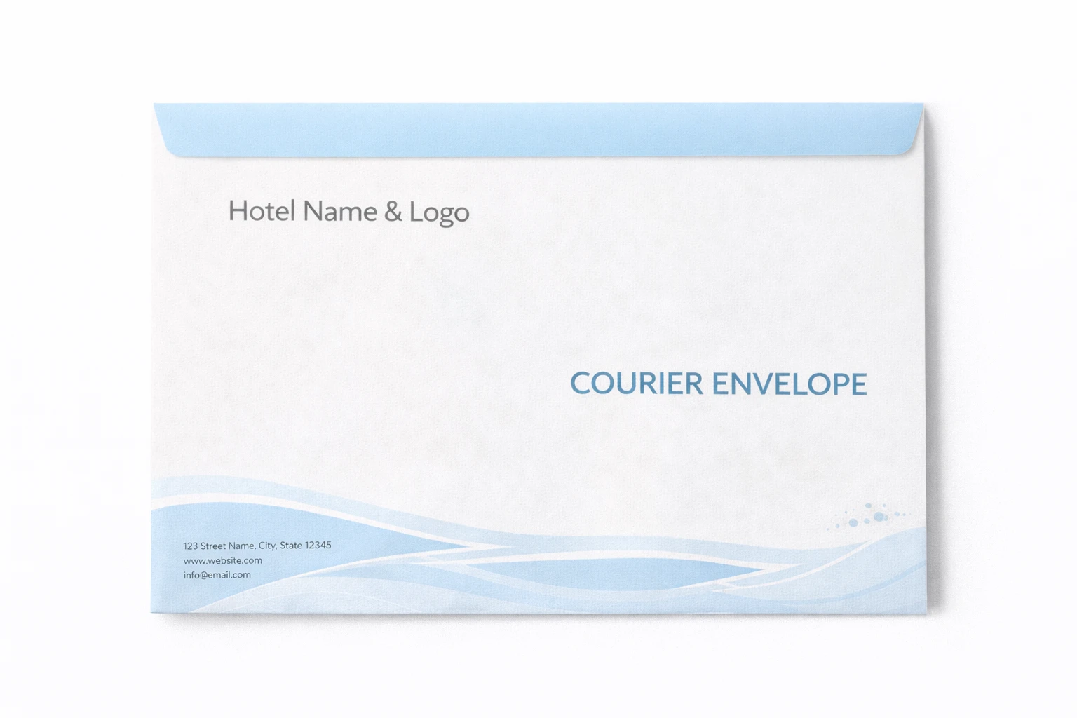 Courier Envelope – Custom Hotel Name & Logo