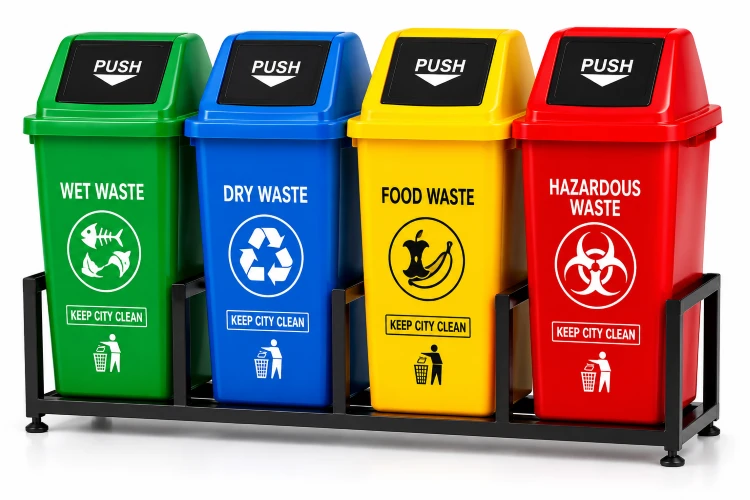 Segregation Dustbin Set 40 Liters